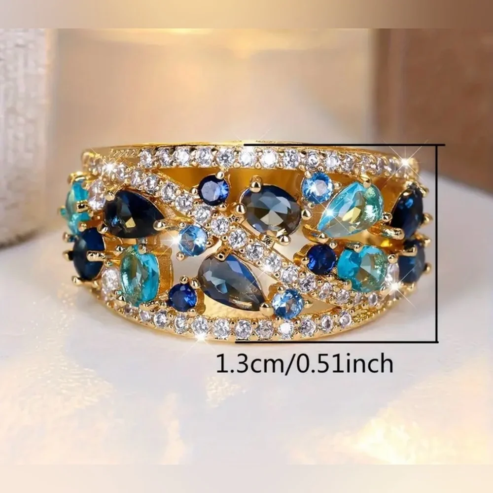 3 for $40 NWOT Multi-Stone Ring - Picture 4 of 6